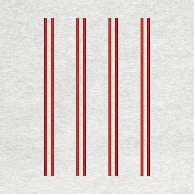 Sunderland 1982 Retro Home Red White pinstripes by Culture-Factory